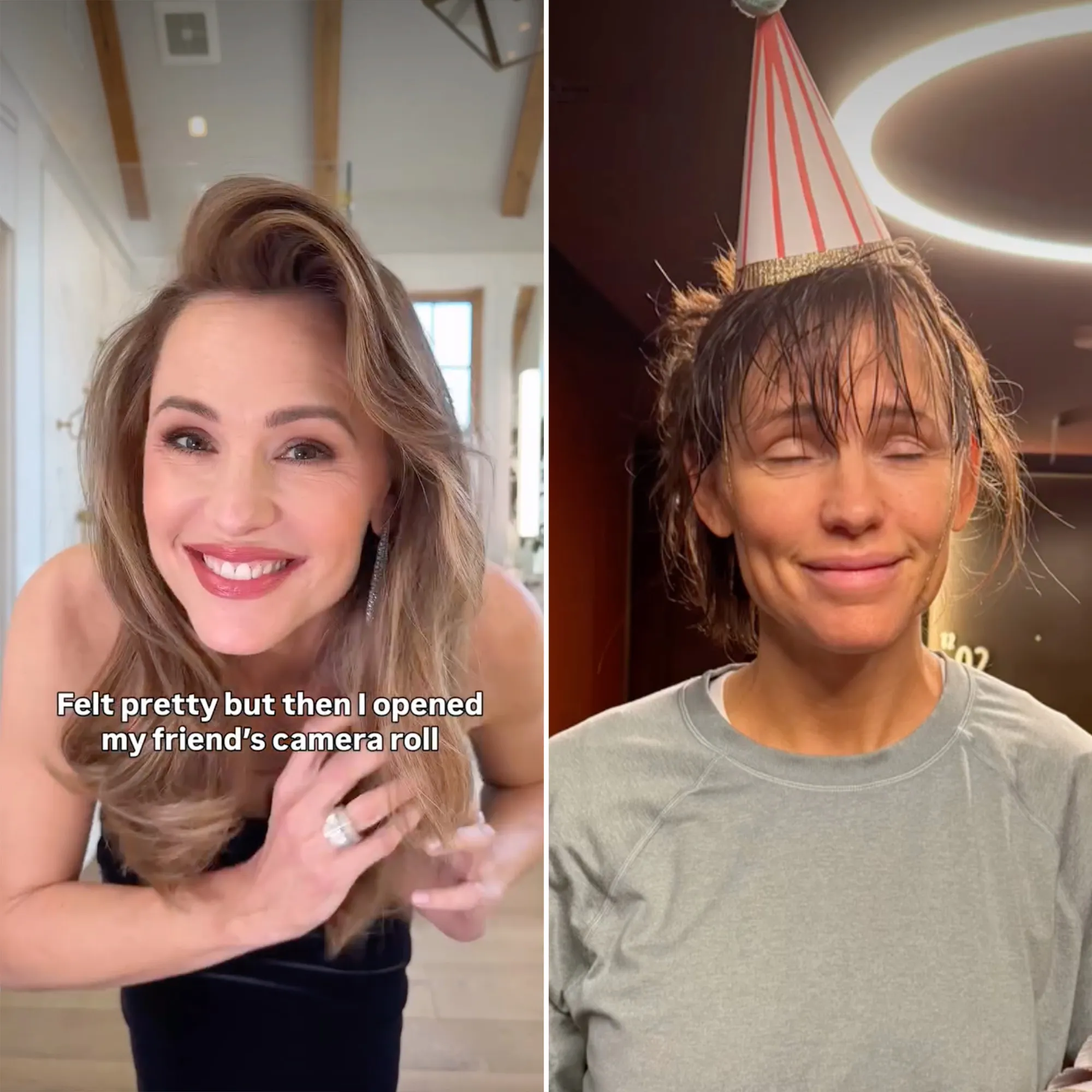 Jennifer Garner Hops on Felt Pretty Trend With Relatable Snapshots