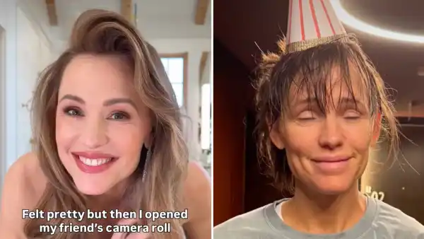 Jennifer Garner Hops on Felt Pretty Trend With Relatable Snapshots