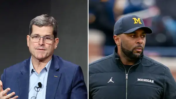 Jim Harbaugh Shares Details of Text Message Conversation With Sherrone Moore After His Arrest