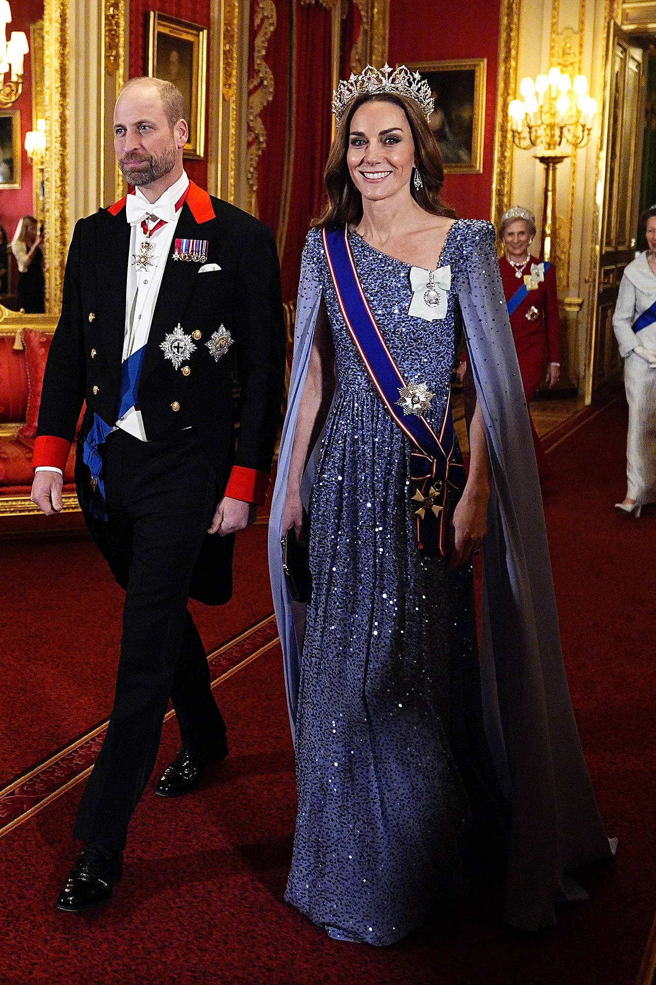 Kate Middleton and Prince Williams Make Stunning Appearance at State Banquet