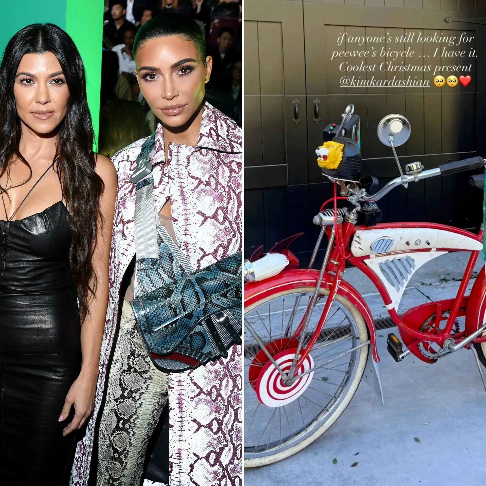Kim Kardashian Gifts Kourtney Pee-wee Herman Bike, Possibly Worth $125,000+