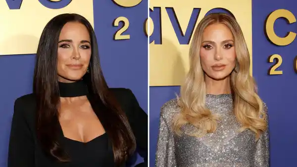 Kyle Richards Gives Sobriety Update After Dorit Questions If Shes Drinking Champagne in RHOBH Season 15 Premiere