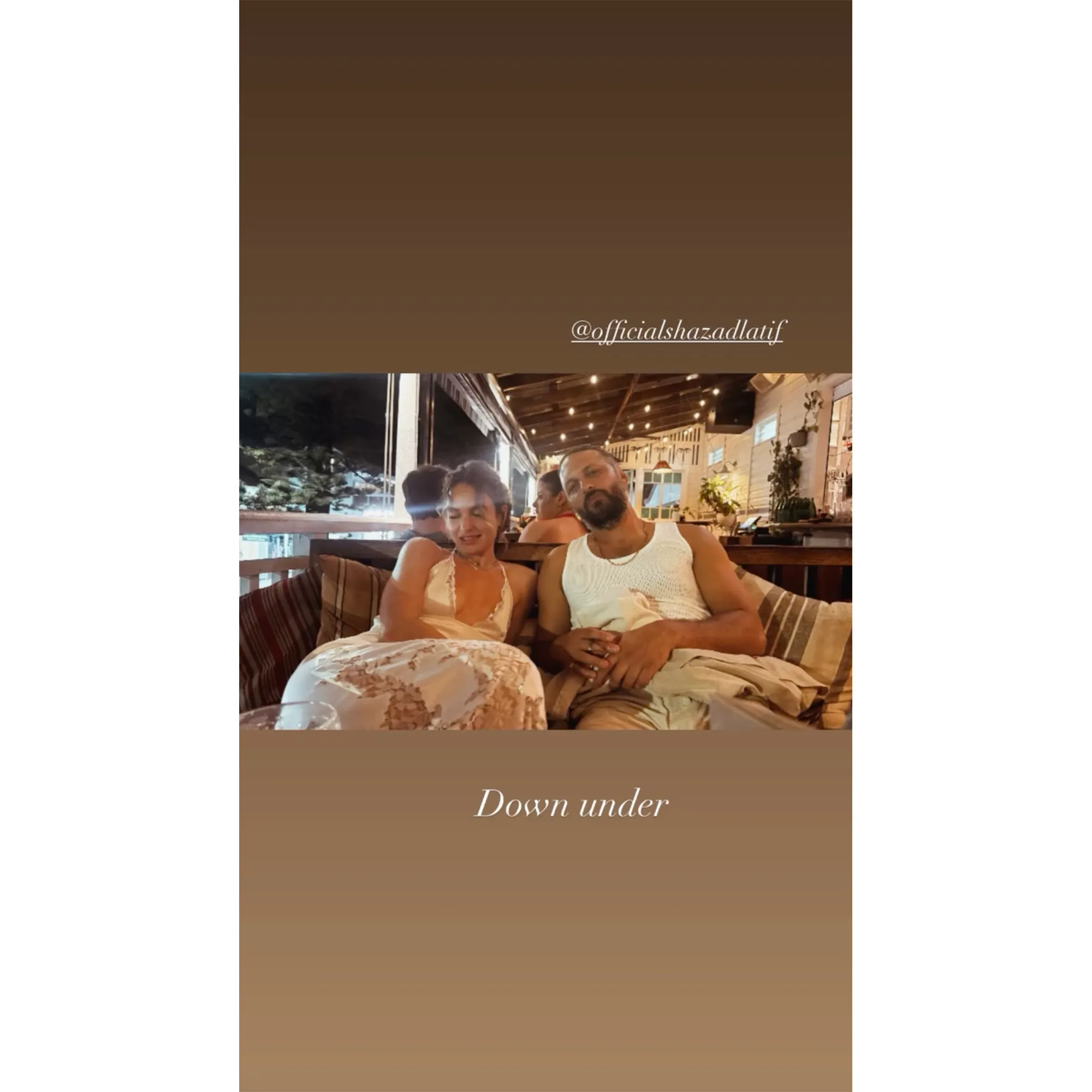 Lily James Stuns in a White Lace Naked Dress in Australia