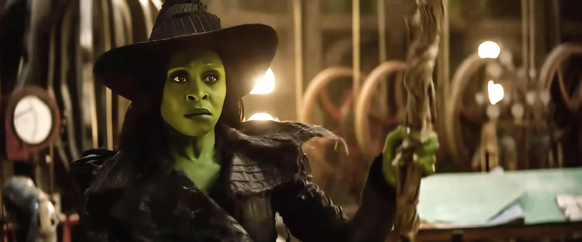 MCDWIFO_UV067 Cynthia Erivo Breaks Silence on Elphaba’s ‘Sex Cardigan’ in Wicked