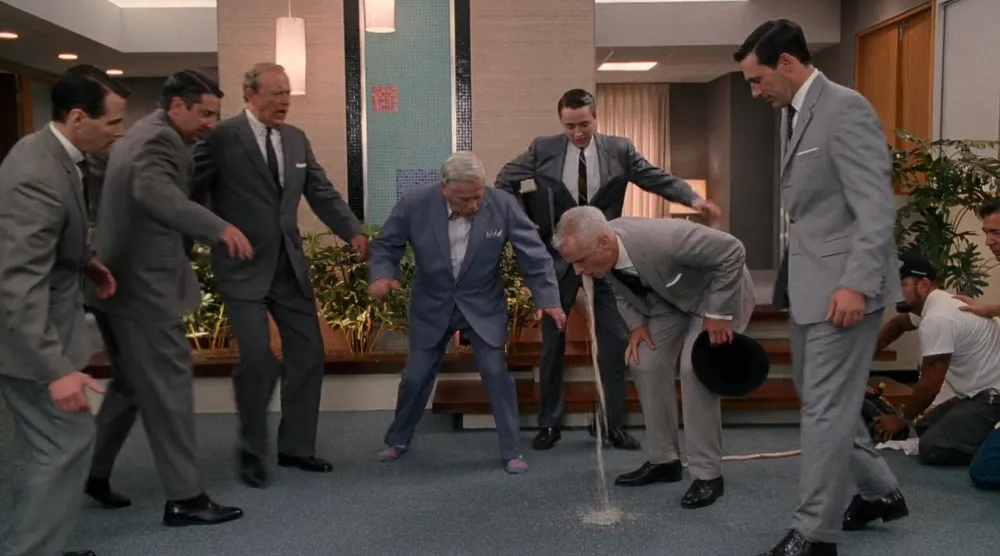 Mad Men Viewers Notice Editing Error Point Out Production Team in Background