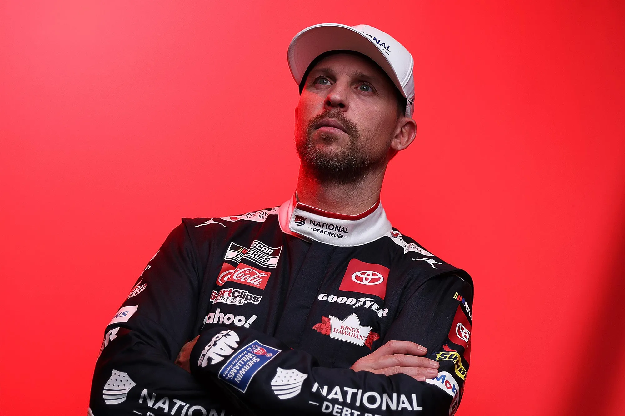 NASCAR s Denny Hamlin Breaks Silence After Death of His Father GettyImages 2199175556