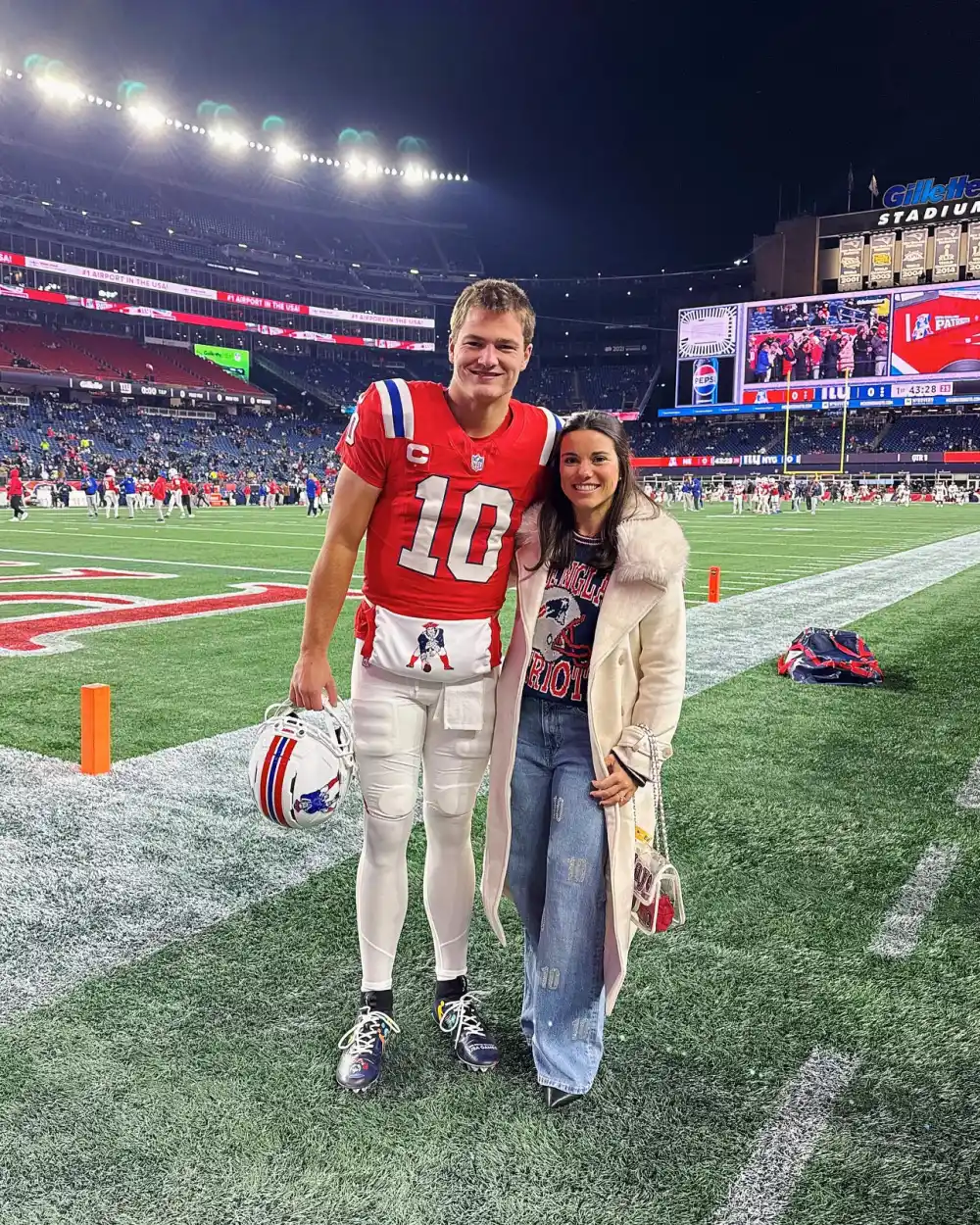 New England Patriots Quarterback Drake Maye and Wife Ann Michael Maye s Relationship Timeline