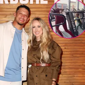 Patrick and Brittany Mahomes Kids Fall on Treadmill During Holiday Workout With Mom But Bounce Back