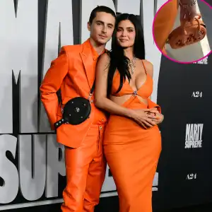 Promo Kylie Jenner and Timothee Chalamet Show Off Their Coordinating Accessories After Matching on Red Carpet