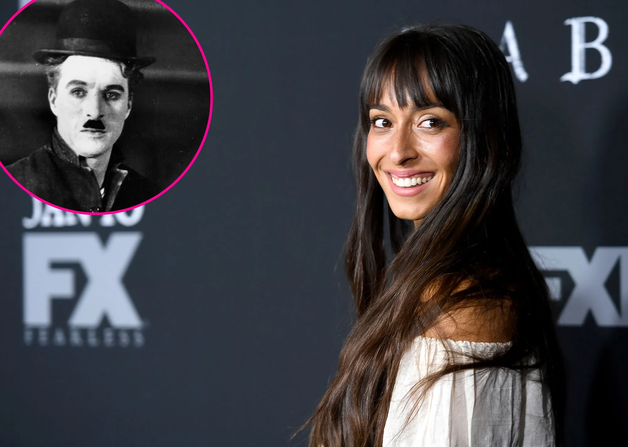 Promo Oona Chaplin y su abuelo Charlie Chaplin