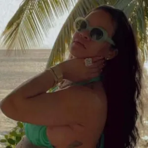 Rihanna Shares Unseen Baby Bump Bikini Pic While Pregnant With Rocki