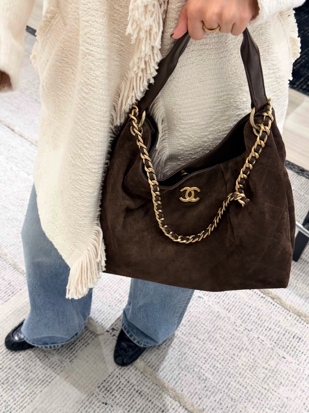 Chanel Cruise 2025/26 suede handbags