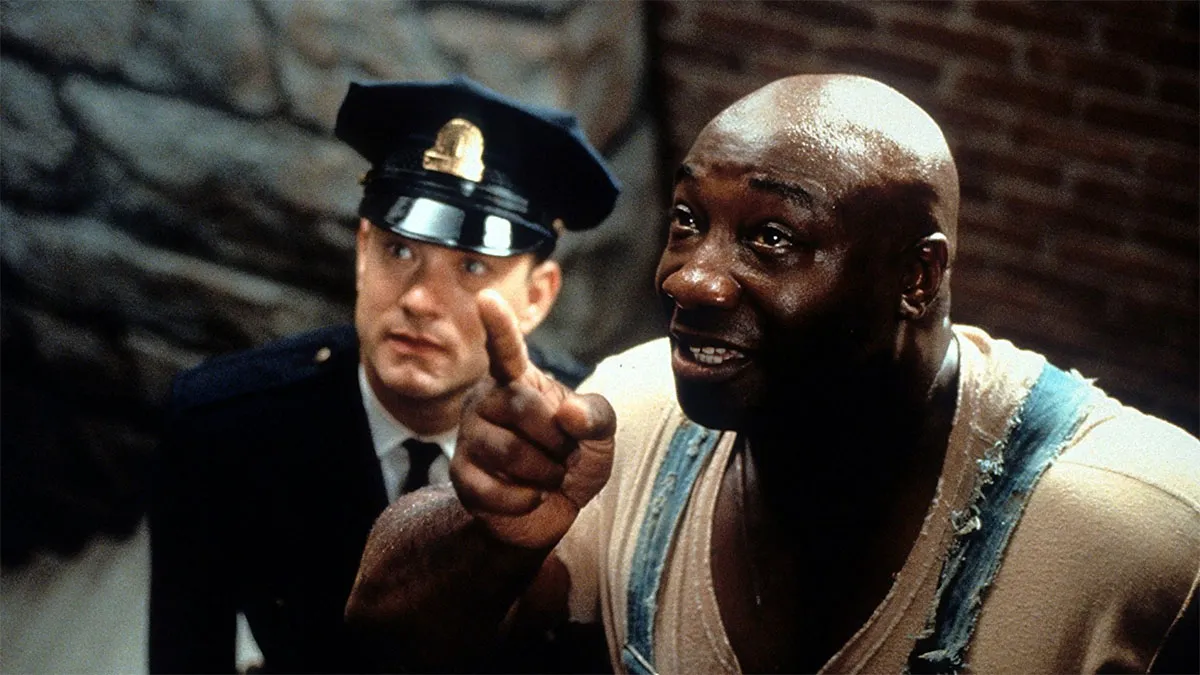 Tom Hanks and Michael Clarke Duncan in The Green Mile