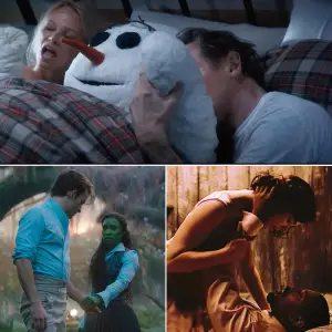 The Top 5 Wildest Movie Sex Scenes of 2025 The Naked Guns Sexy Snowman Threesome and More