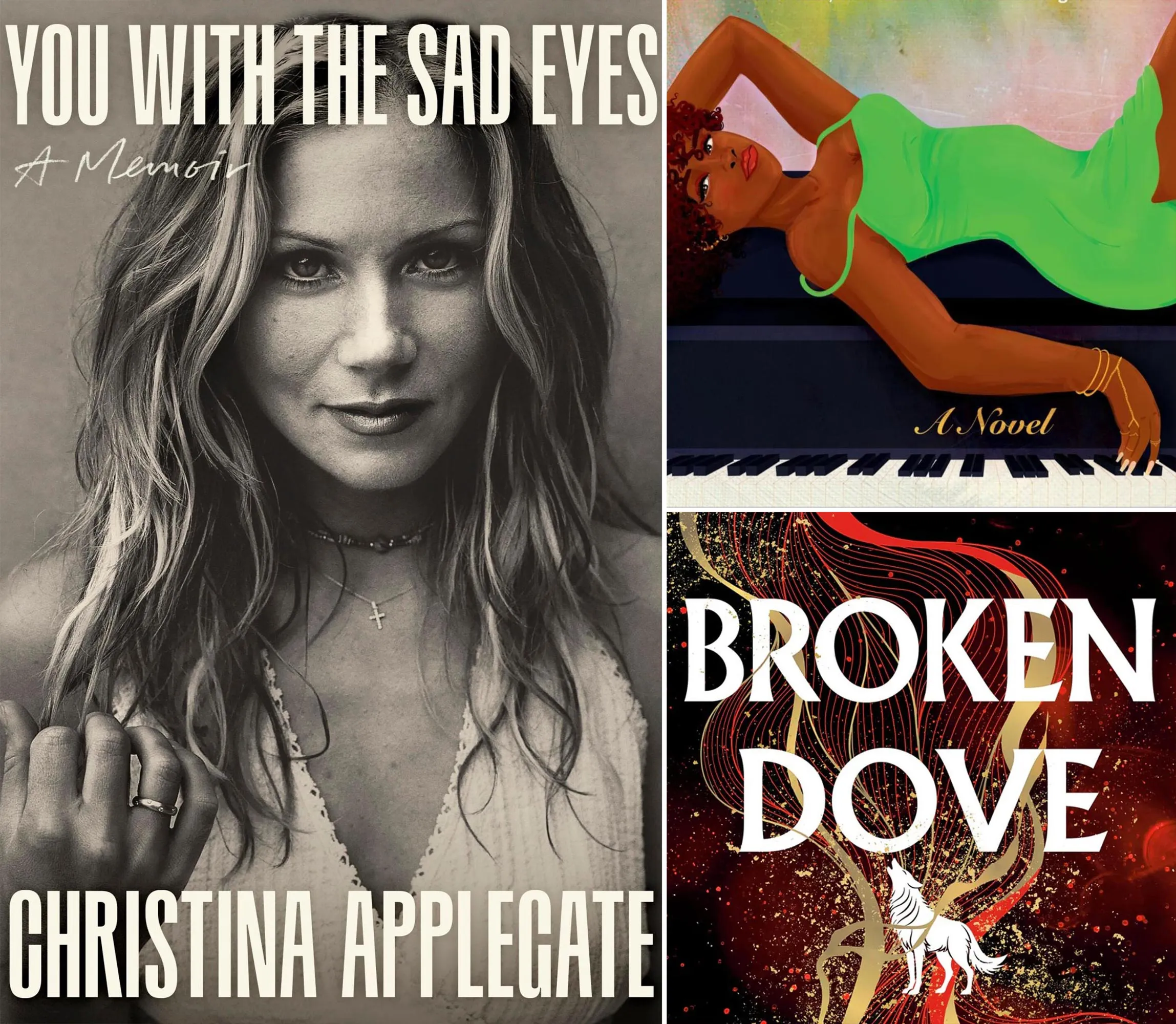 These Are the Books Both Fiction and Memoirs That Luxury Handbag Shopping Is Looking Forward to in 2026 You With the Sad Eyes by Christina Applegate Score by Kennedy Ryan Broken Dove by Dani Francis tg