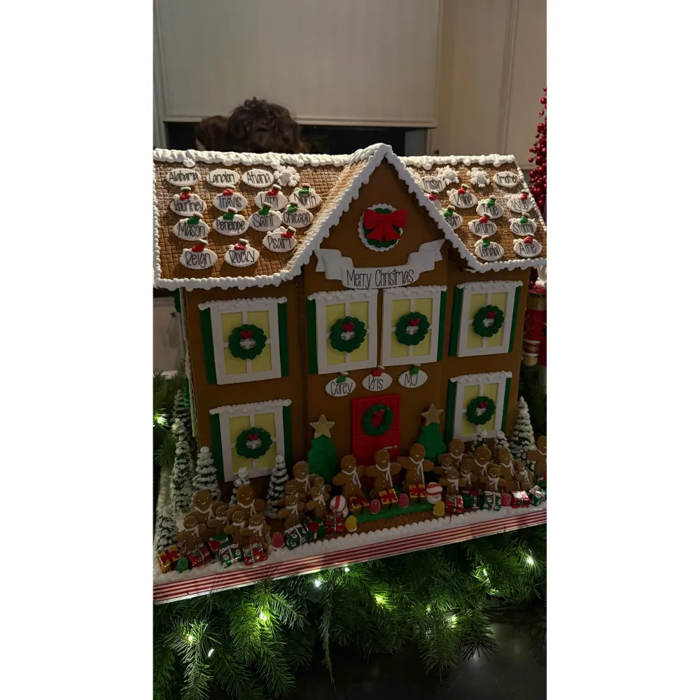 Timothee Chalamet Included in Kardashian Jenner Family Gingerbread House Amid Kylie Romance