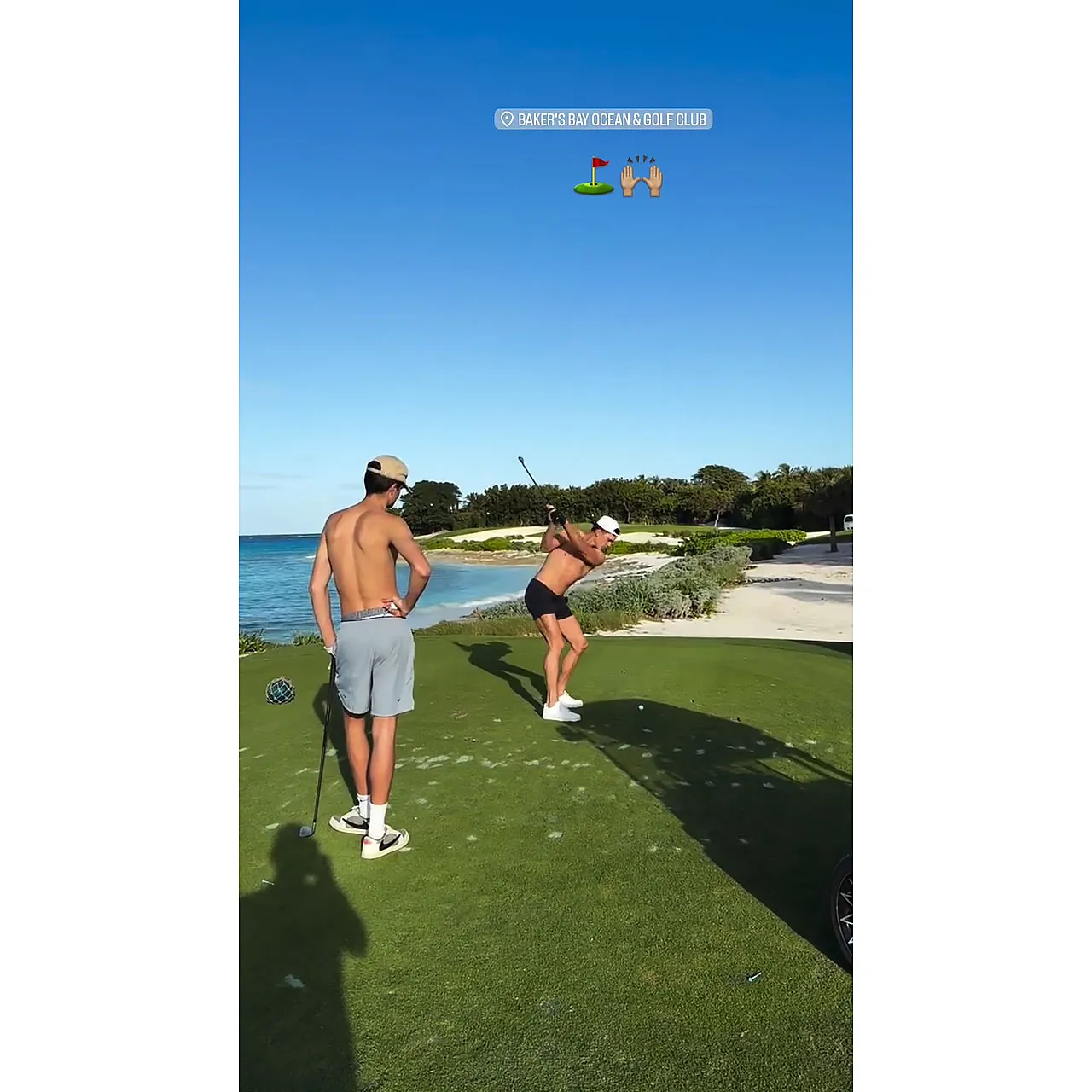 Tom Brady spends shirtless holidays with son Jack
