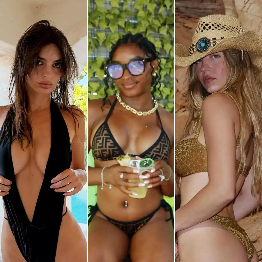 Top 10 Bikini Moments Emily Ratajkowski Simone Biles Sydney Sweeney