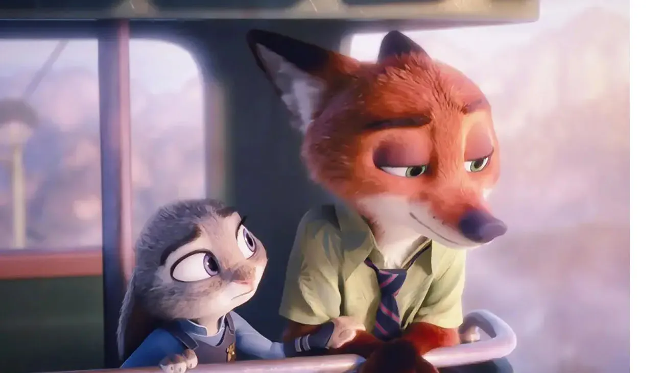 Judy Hopps, and Nick Wilde in Zootopia