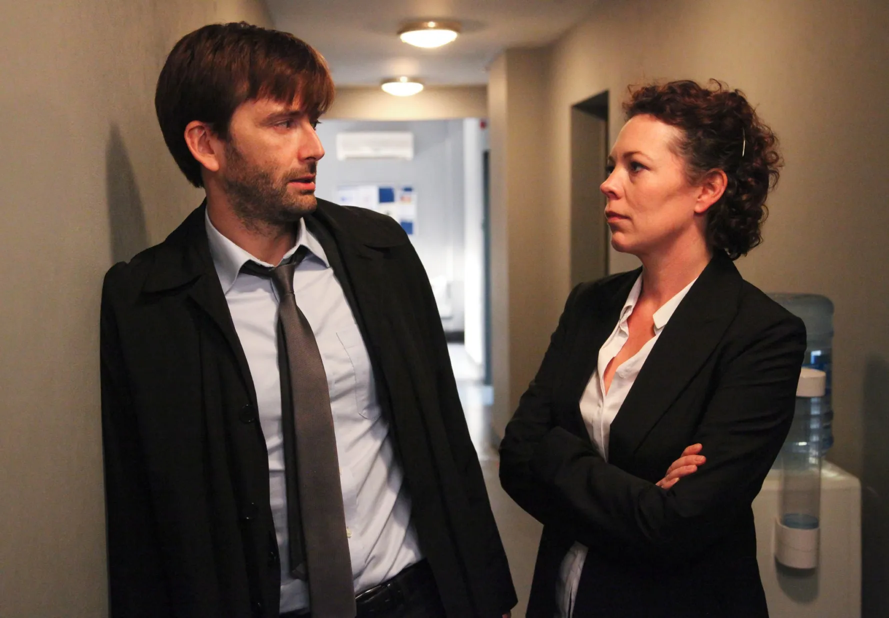 David Tennant and Olivia Colman in Broadchurch