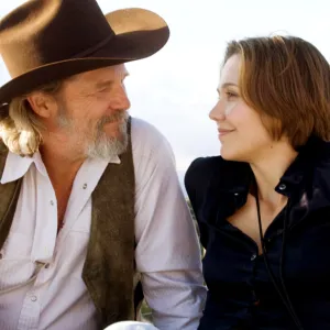 Jeff Bridges and Maggie Gyllenhaal in Crazy Heart