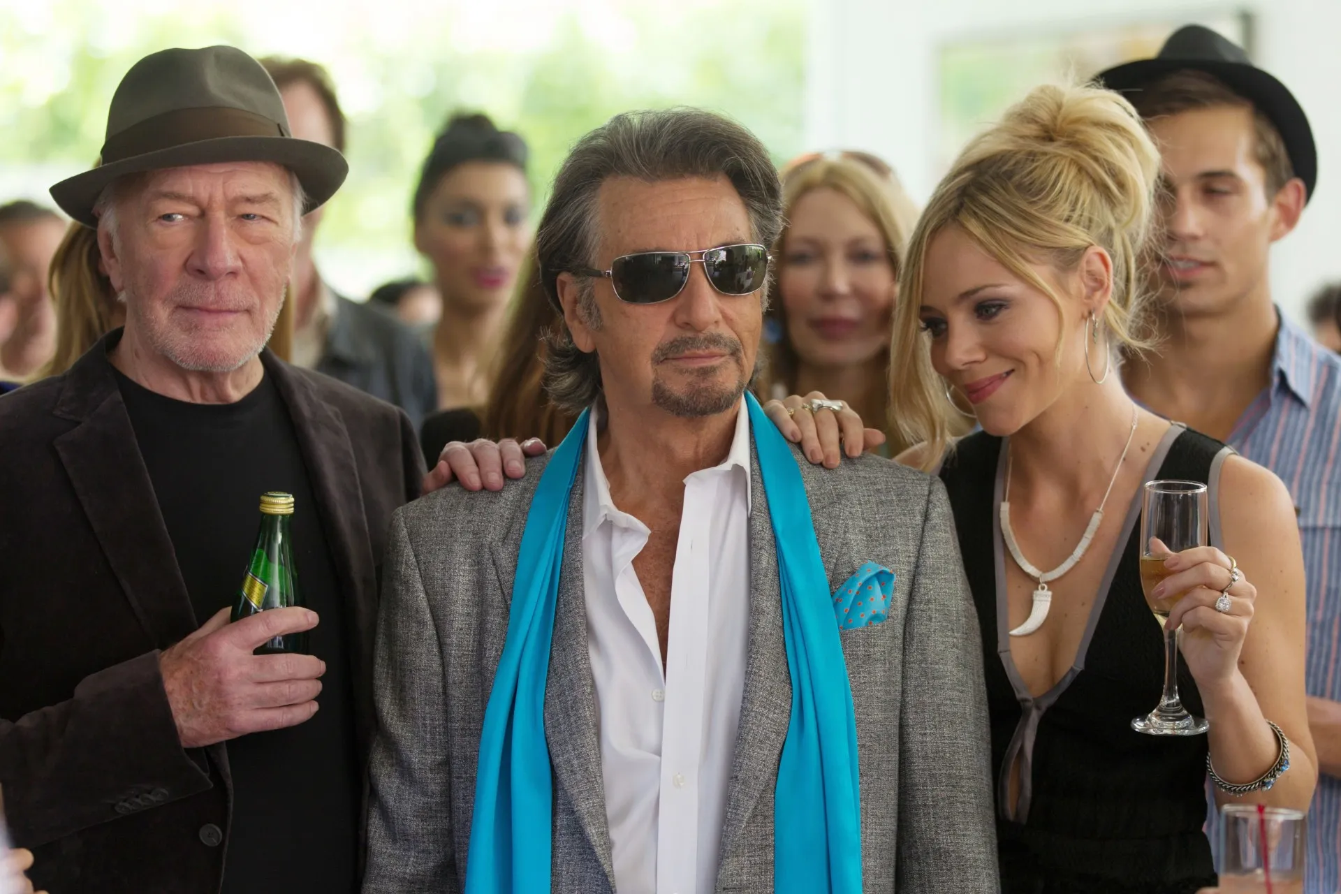 Christopher Plummer, Al Pacino and Katarina Cas in Danny Collins