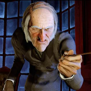 Jim Carrey in DIsney's A Christmas Carol