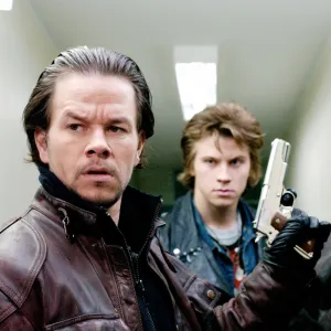 Mark Wahlberg, Garrett Hedlund and Tyrese Gibson in Four Brothers