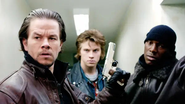 Mark Wahlberg, Garrett Hedlund and Tyrese Gibson in Four Brothers