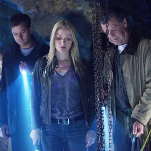 Anna Torv, Joshua Jackson, Georgina Haig and John Noble in Fringe