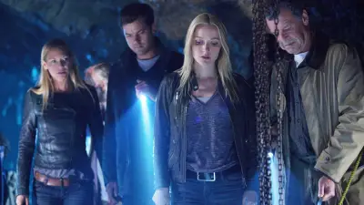 Anna Torv, Joshua Jackson, Georgina Haig and John Noble in Fringe