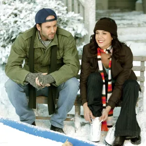 Scott Patterson and Lauren Graham in Gilmore Girls
