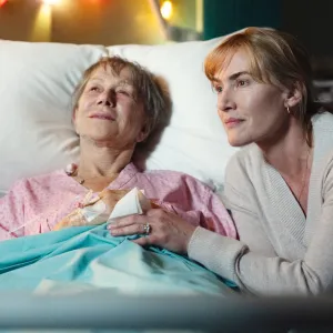 Helen Mirren and Kate Winslet in Goodbye June