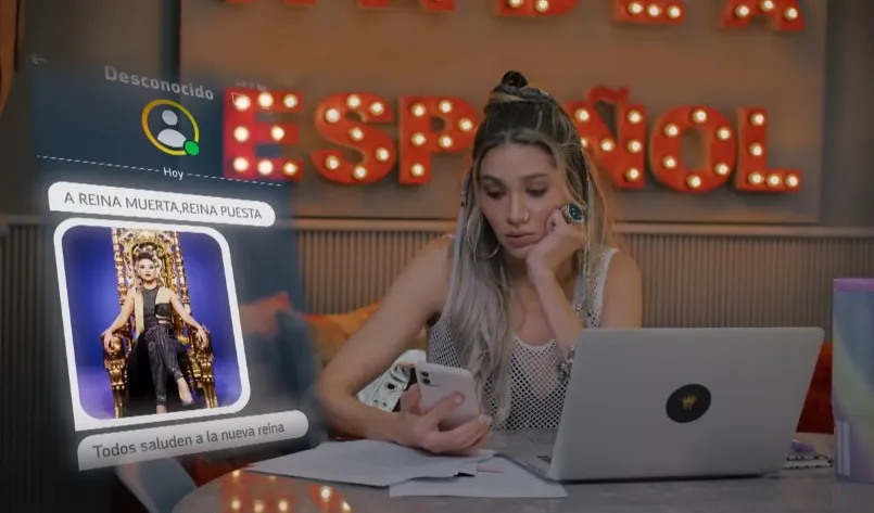 Mariana G&oacute;mez es Irma Serna 'El hurac&aacute;n Irma', en 'La Reina del Flow'.