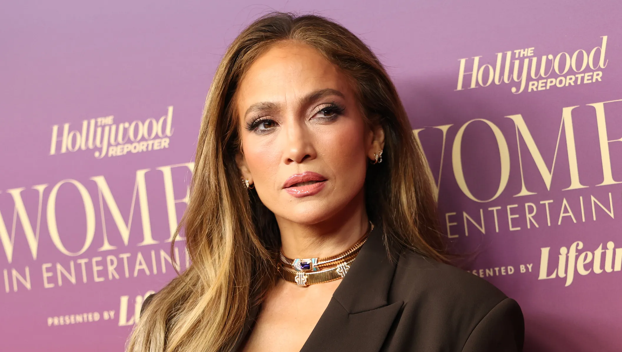 BEVERLY HILLS, CALIFORNIA - DECEMBER 03: Jennifer Lopez attends The Hollywood Reporter's Annual Women in Entertainment Gala at The Beverly Hills Hotel on December 03, 2025 in Beverly Hills, California. (Photo by Monica Schipper/WireImage)