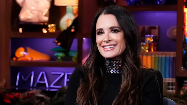 Kyle Richards Ouai Hair Gloss