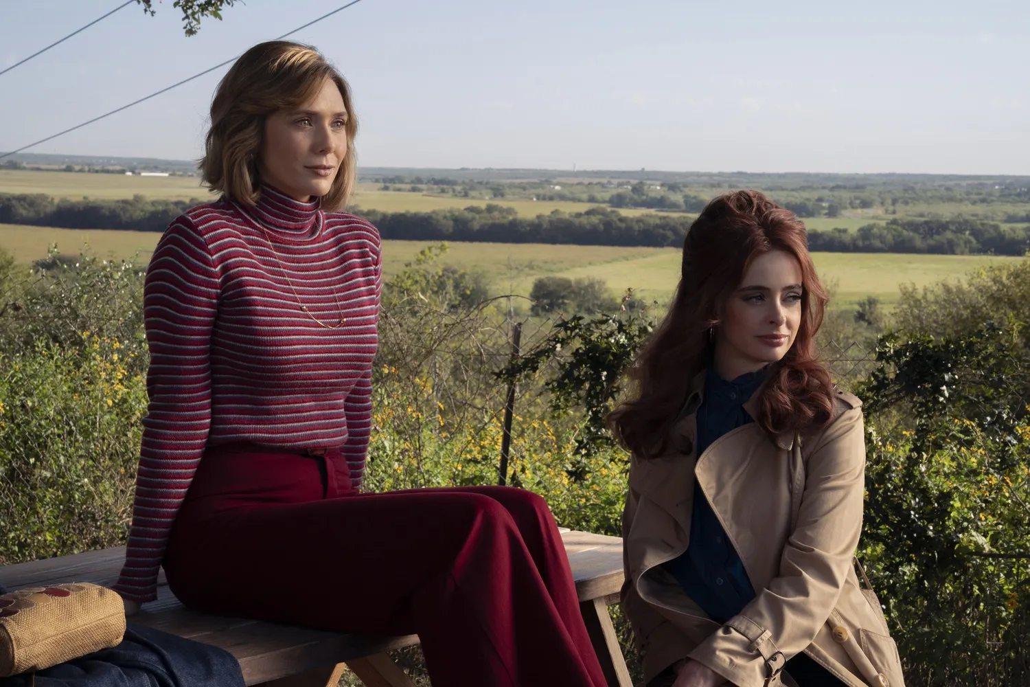 Elizabeth Olsen and Krysten Ritter in Love & Death