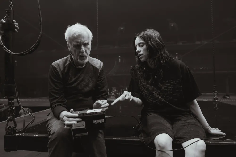 James Cameron and Billie Eilish
