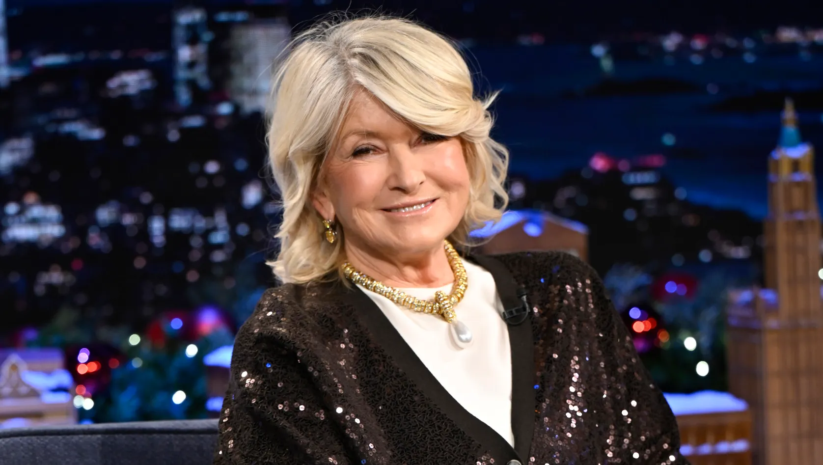 THE TONIGHT SHOW STARRING JIMMY FALLON -- Episode 2231 -- Pictured: Businesswoman & author Martha Stewart arrives on Tuesday, December 16, 2025 -- (Photo by: Todd Owyoung/NBC via Getty Images)