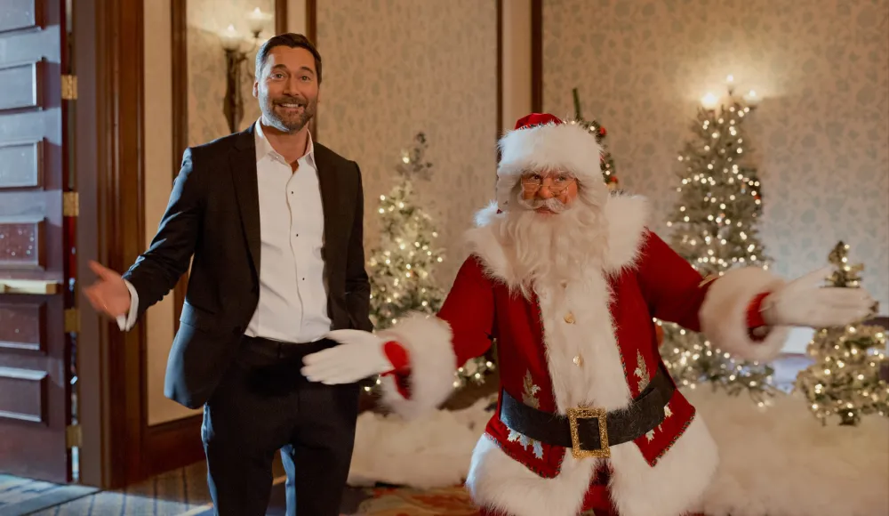 Ryan Eggold and Alexandra Breckenridge in My Secret Santa