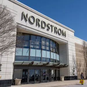 AUSTIN, TEXAS - MARCH 03: Shoppers exit a Nordstrom department store on March 03, 2023 in Austin, Texas. Nordstrom earnings reported lower sales profits this past fiscal fourth-quarter. (Photo by Brandon Bell/Getty Images)