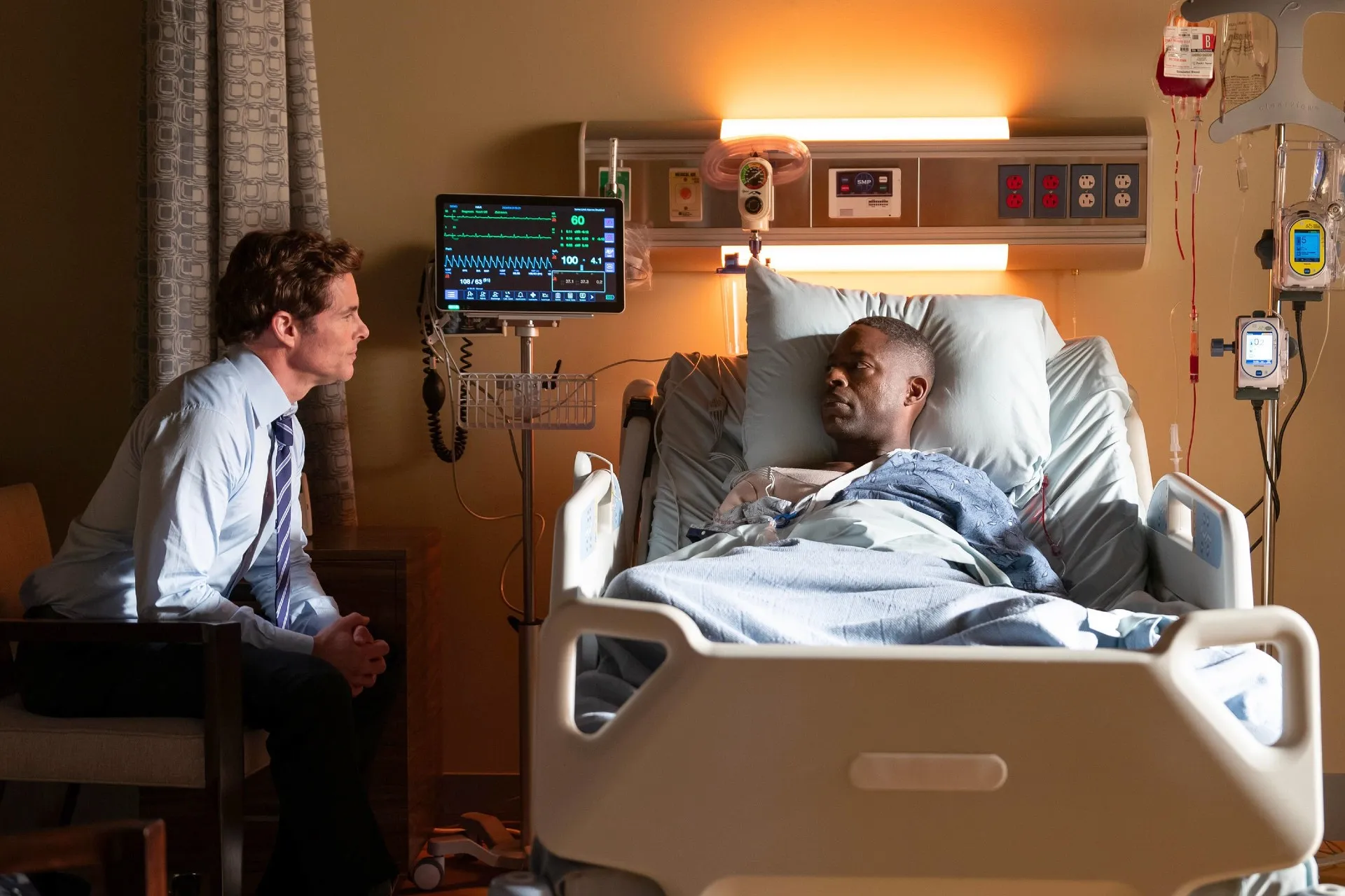 James Marsden and Sterling K. Brown in Paradise