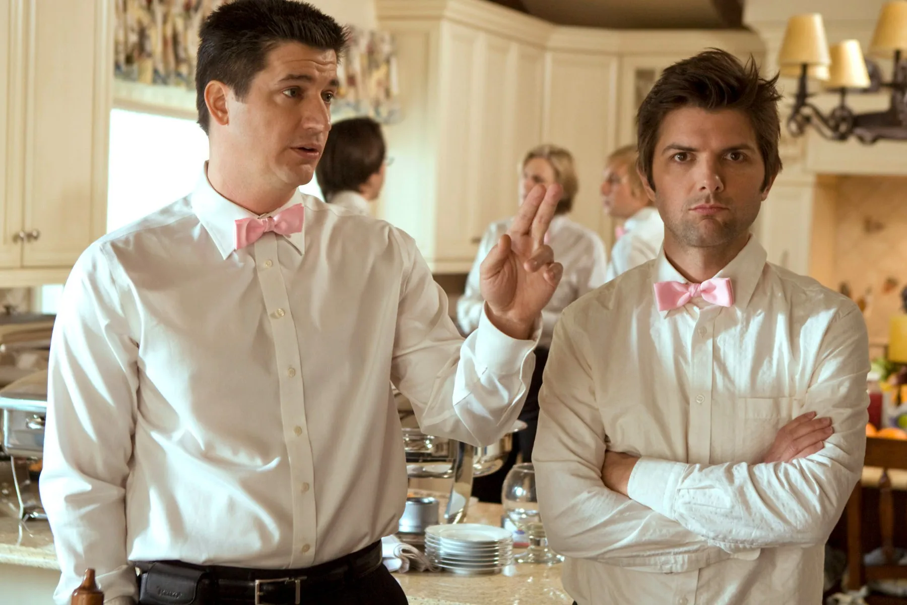 Ken Marino and Adam Scott in Party Down