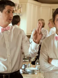 Ken Marino and Adam Scott in Party Down