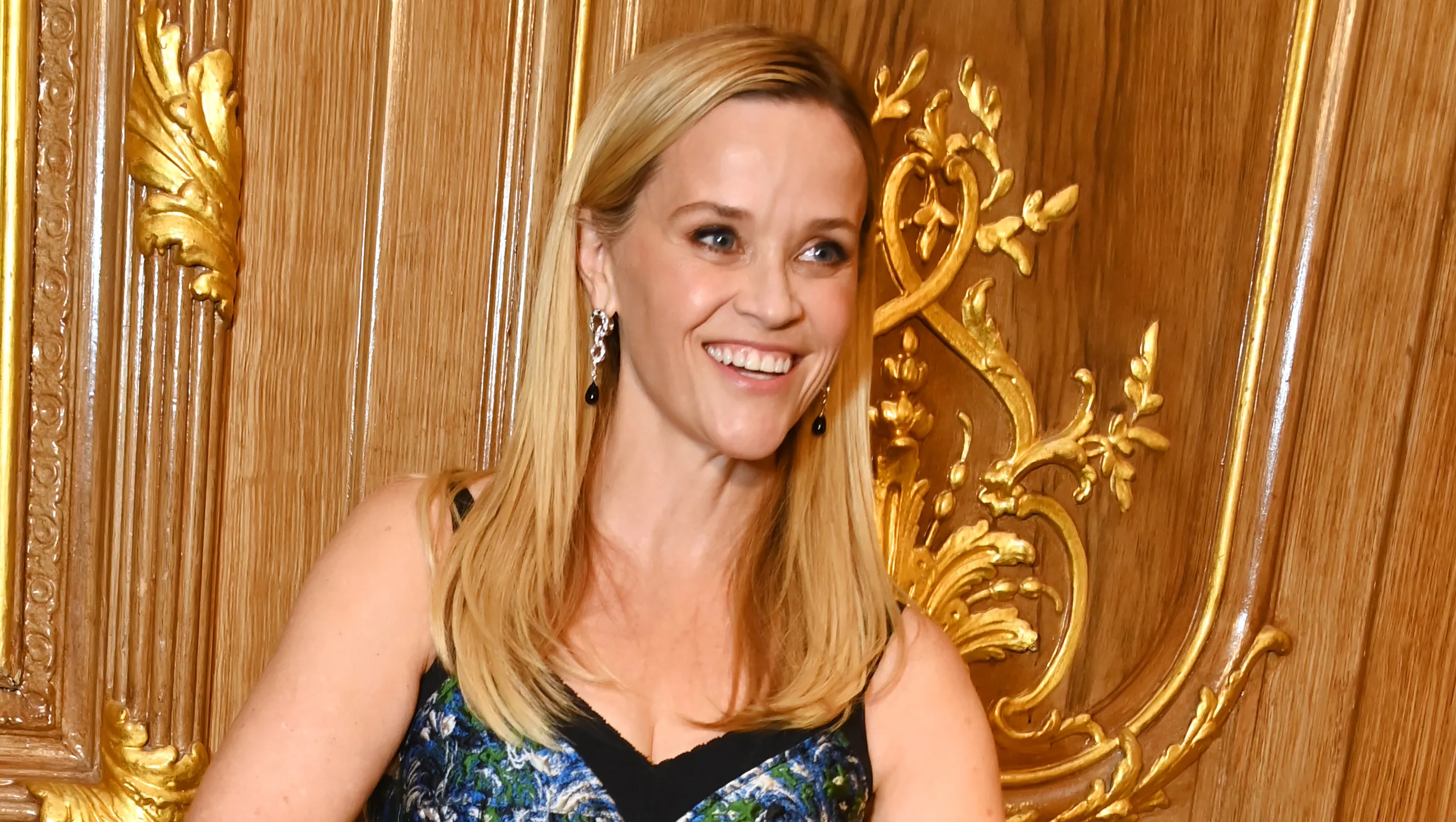 LONDON, ENGLAND - NOVEMBER 06: Reese Witherspoon attends the 2025 Harper's Bazaar Women of the Year Awards, held in partnership with The Platinum Card¬Æ by American Express, at Claridge's Hotel on November 6, 2025 in London, England. (Photo by Dave Benett/Getty Images for Harpers Bazaar UK)