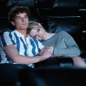 Mason Thames and Mckenna Grace in Regretting You