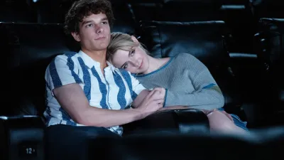 Mason Thames and Mckenna Grace in Regretting You