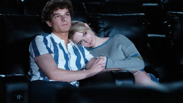 Mason Thames and Mckenna Grace in Regretting You