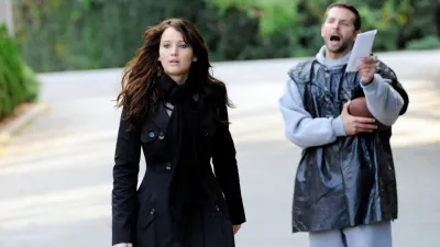Jennifer Lawrence and Bradley Cooper in Silver Linings Playbook