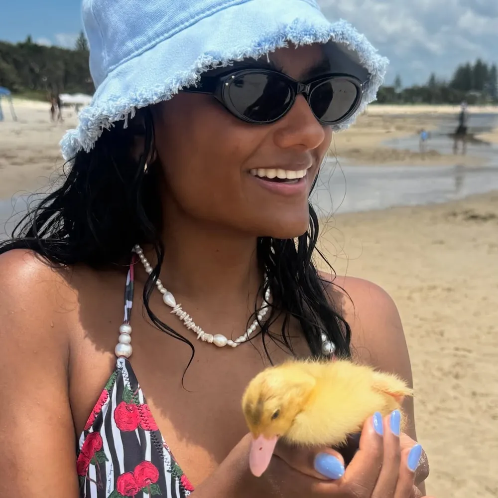 Simone Ashley Turns Up the Heat in a Micro Crochet Bikini During Tropical Getaway